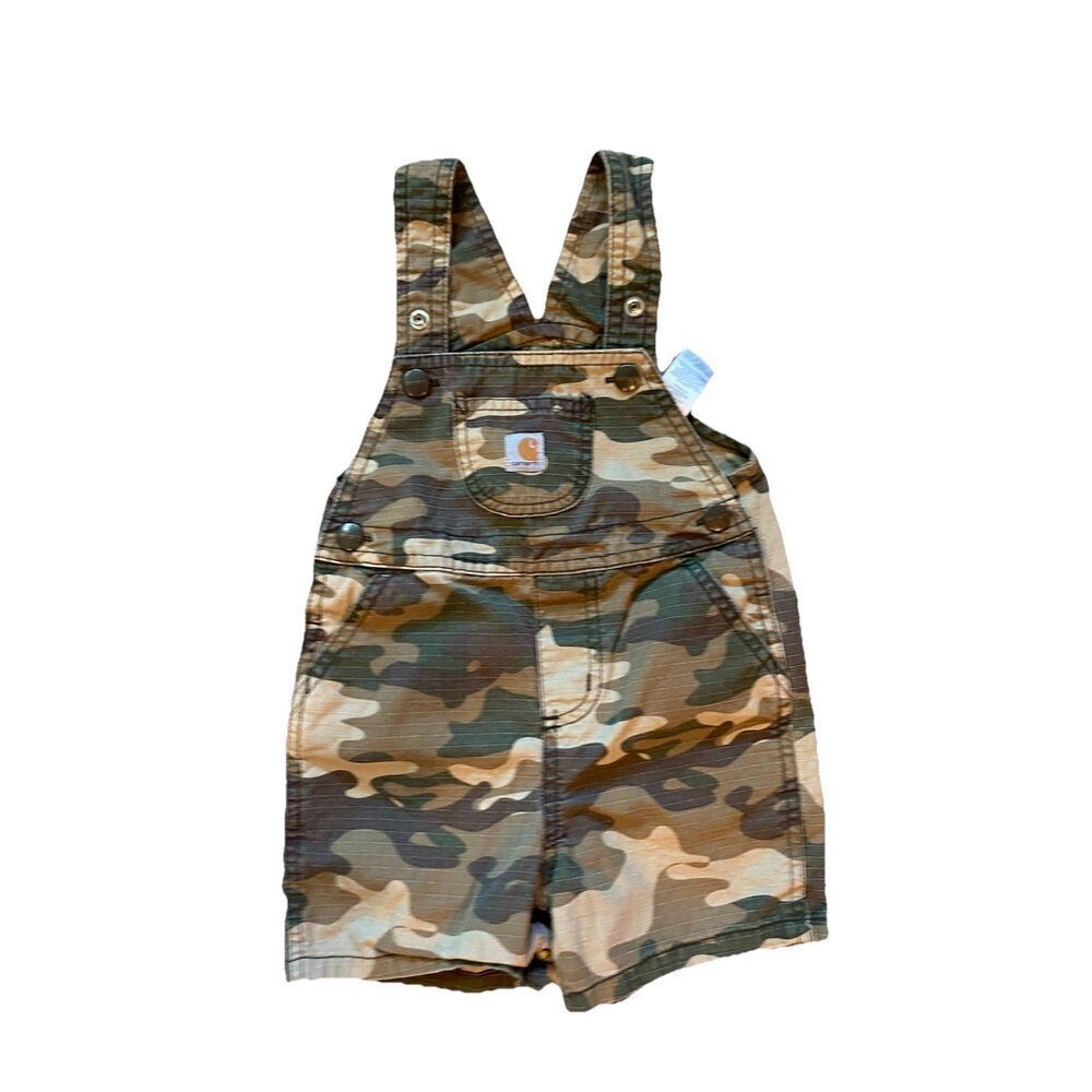 Carhartt Overall's Youth Size 2T Camouflaged Green  Boy's
